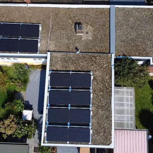 Flachdach-Photovoltaikanlage | Buckow